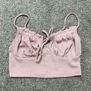 SHEIN Blush Ribbed Top